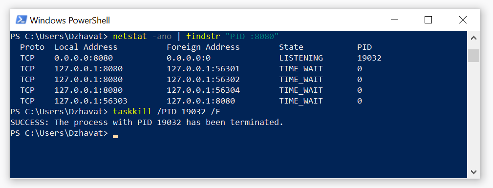 PowerShell Script To Kill A Process On Windows Dzhavat Ushev